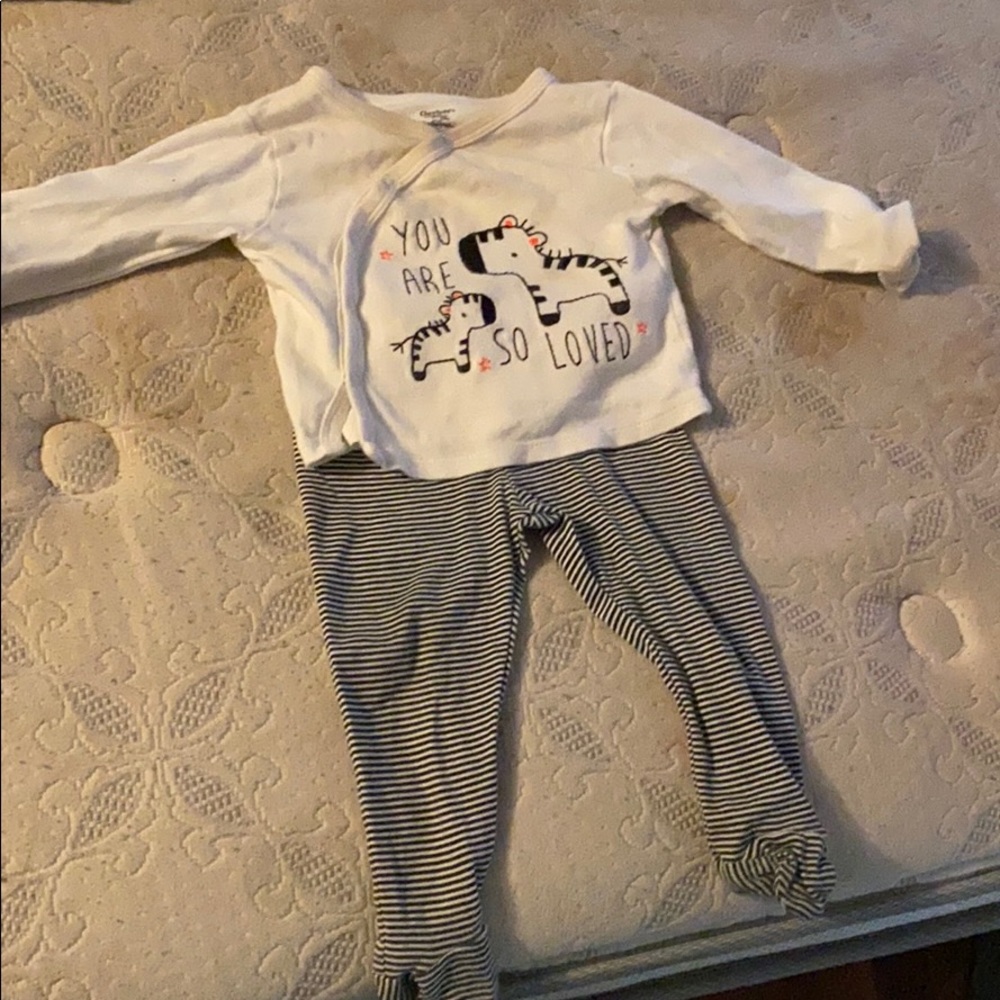 Zebra outfit set